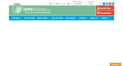 Desktop Screenshot of lymedisease.org