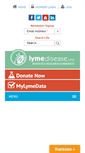Mobile Screenshot of lymedisease.org