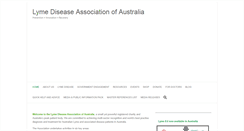 Desktop Screenshot of lymedisease.org.au