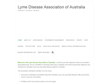 Tablet Screenshot of lymedisease.org.au